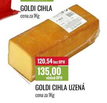GOLDI CIHLA UZENÁ cena za 1Kg 