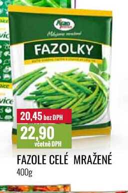 FAZOLE CELÉ MRAŽENÉ 400g 