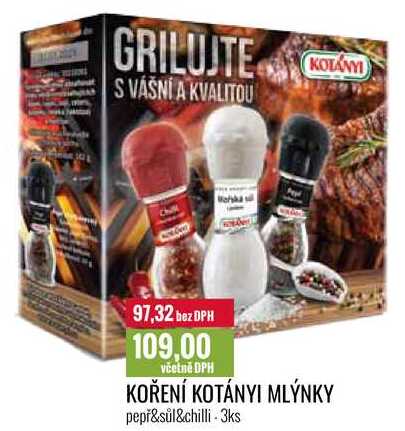KOŘENÍ KOTÁNYI MLÝNKY 3ks 