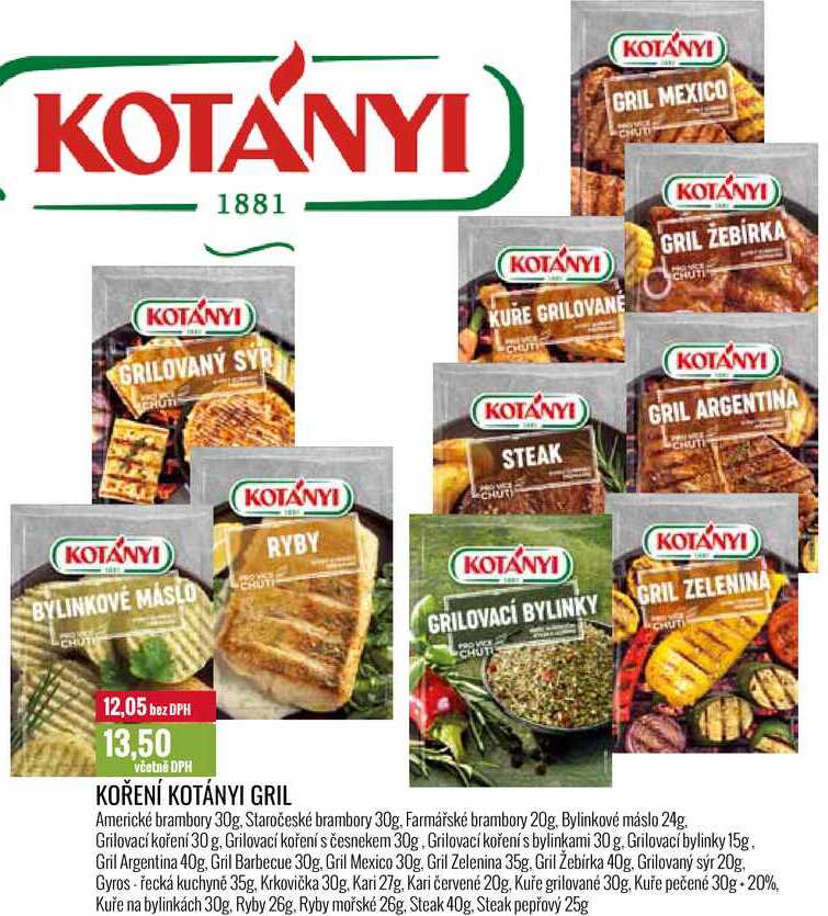 KOŘENÍ KOTÁNYI GRIL 