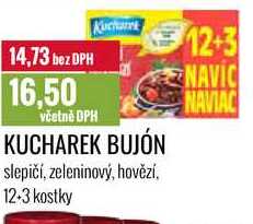 KUCHAREK BUJÓN 12+3 kostky 