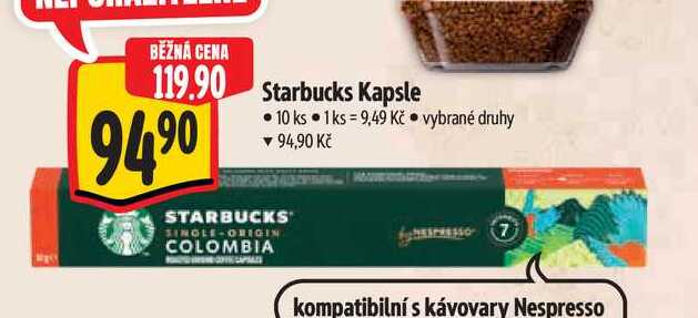   Starbucks Kapsle 10 ks 