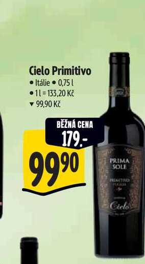 Cielo Primitivo 0,75 l