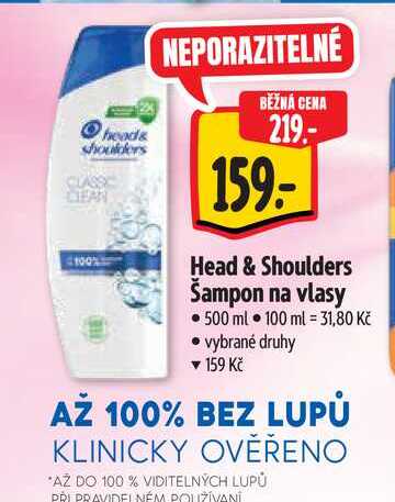  Head & Shoulders Šampon na vlasy 500 ml 