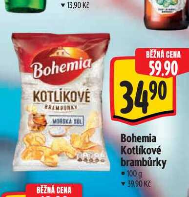   Bohemia Kotlíkové brambůrky 100 g  