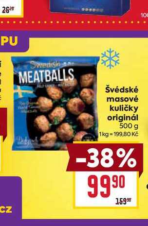 Švédské masové kuličky originál 500 g