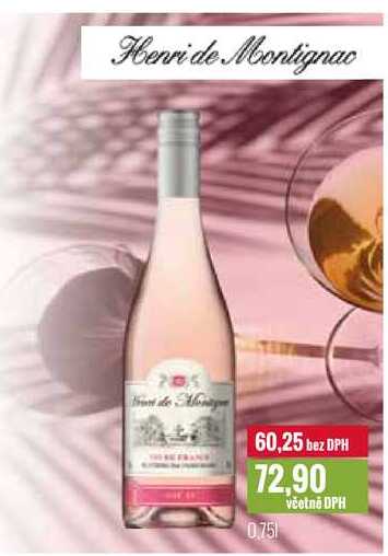 Henri de Montignac 0,75l