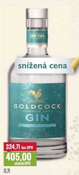 GOLDCOCK GIN 0,7l