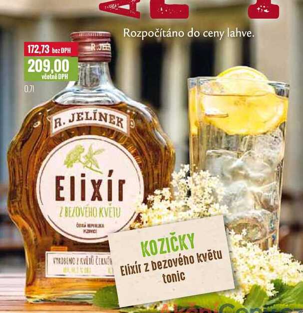 R. JELÍNEK ELIXÍR Z BEZOVÉHO KVĚTU 0,7l