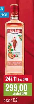 BEEFEATER peach 0,7l