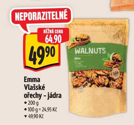  Emma Vlašské ořechy - jádra  200 g 