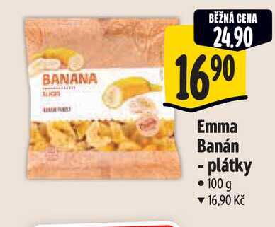  Emma Banán - plátky 100 g 