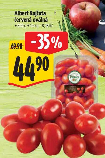 Albert Rajčata červená oválná 500 g 