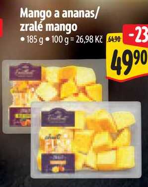 Mango a ananas/ zralé mango 185 g 