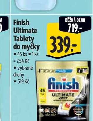  Finish Ultimate Tablety do myčky  45 ks