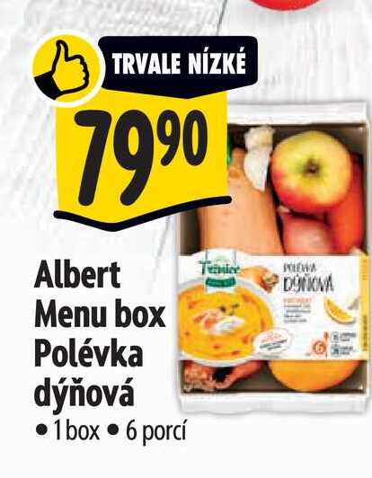   Albert Menu box Polévka dýňová  1box 