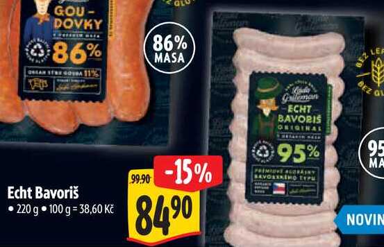 Echt Bavoriš, 220 g 