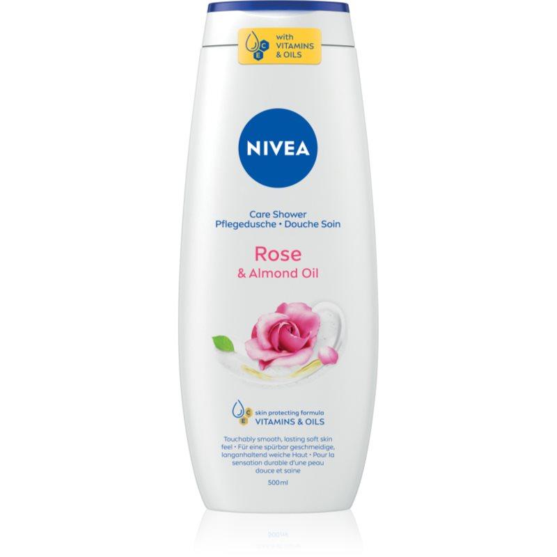 NIVEA Rose & Almond Oil sprchový gel 500 ml