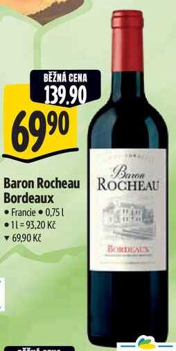 Baron Rocheau Bordeaux, 0,75 l