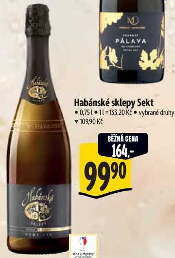 Habánské sklepy Sekt, 0,75 l