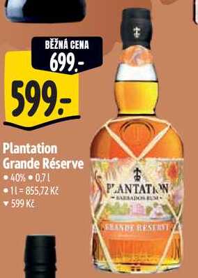 Plantation Grande Réserve, 0,7 l