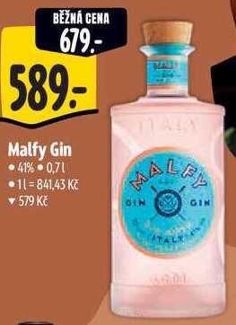 Malfy Gin, 0,7 l