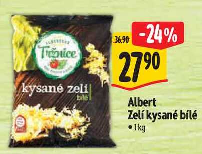 Albert Zelí kysané bílé, 1 kg