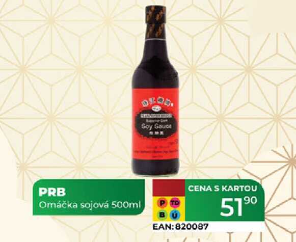 PRB Omáčka sojová 500ml 