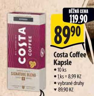 Costa Coffee Kapsle, 10 ks 