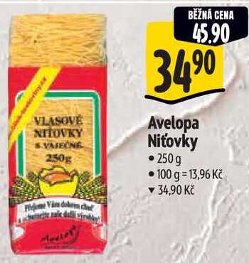 Avelopa Niťovky, 250 g 