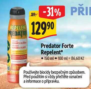 Predator Forte Repelent, 150 ml 
