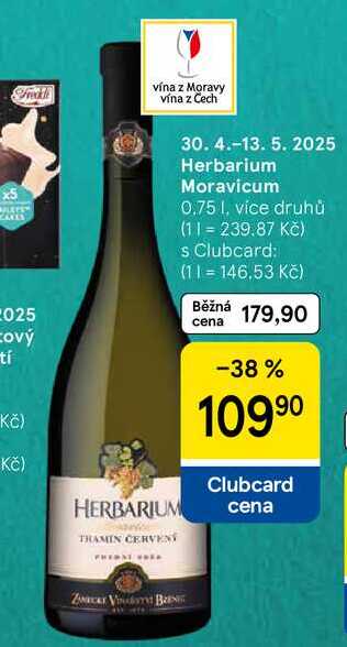 Herbarium Moravicum, 0.75 l, více druhů  