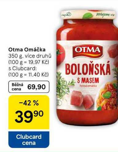 Otma Omáčka, 350 g, více druhů 