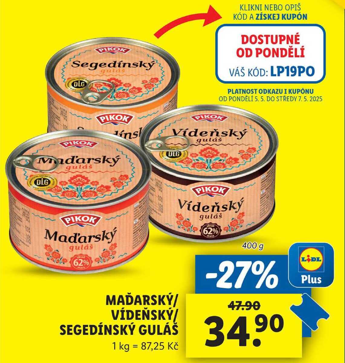 MAĎARSKÝ/VÍDEŇSKÝ/SEGEDÍNSKÝ GULÁŠ, 400 g