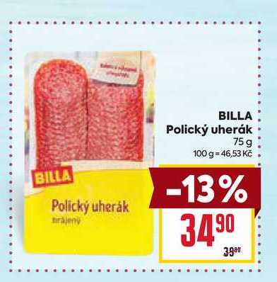 BILLA Polický uherák 75 g