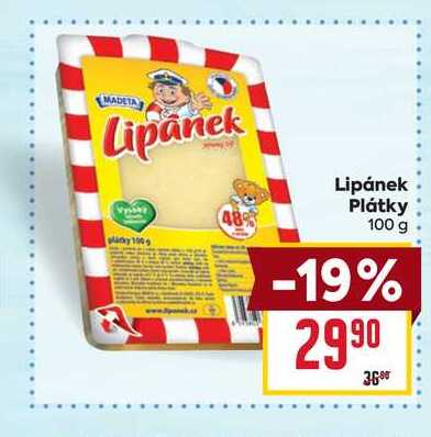 Lipánek Plátky 100g