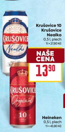 Krušovice Nealko 0,51, plech