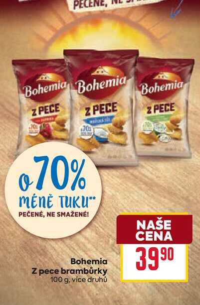 Bohemia Z pece brambůrky 100g