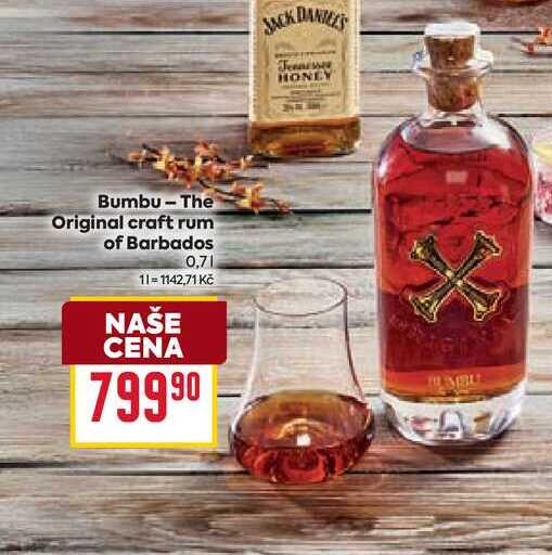 Bumbu-The Original craft rum of Barbados 0,7l