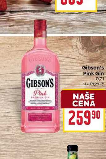 Gibson's Pink Gin 0,7l