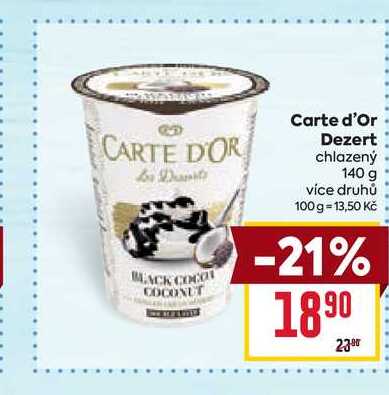 Carte d'Or Dezert chlazený 140 g