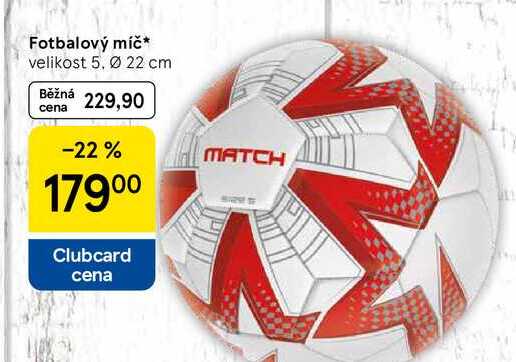 Fotbalový míč, velikost 5.0 22 cm  