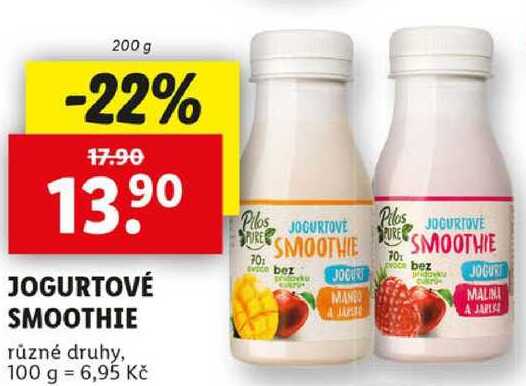JOGURTOVÉ SMOOTHIE, 200 g