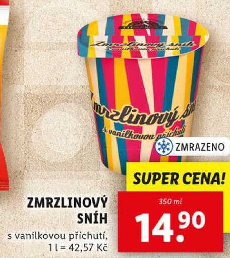 ZMRZLINOVÝ SNÍH, 350 ml