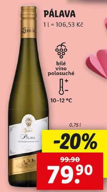 PÁLAVA, 0,75 l