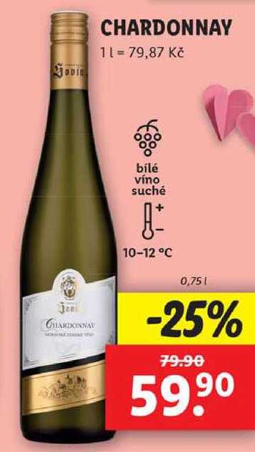 CHARDONNAY, 0,75 l