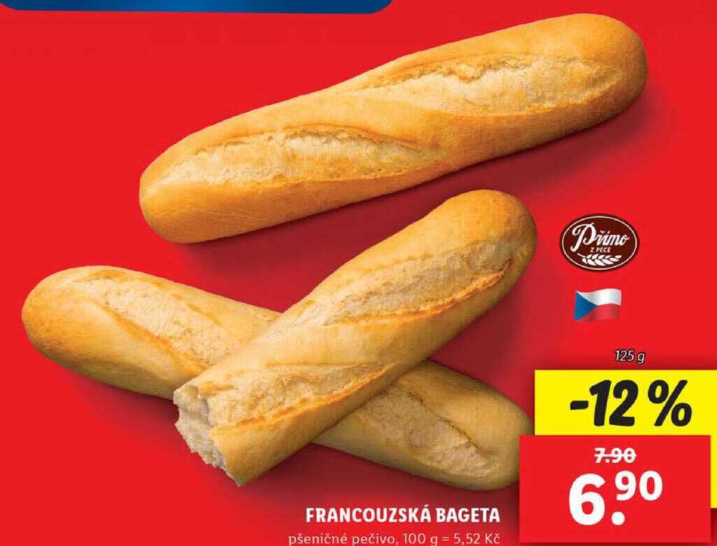 FRANCOUZSKÁ BAGETA, 125 g