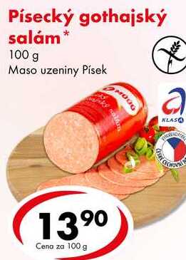Písecký gothajský salám, 100 g