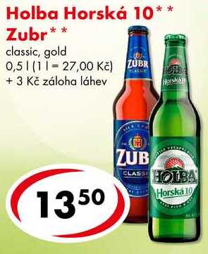 Zubr classic, 0,5 l