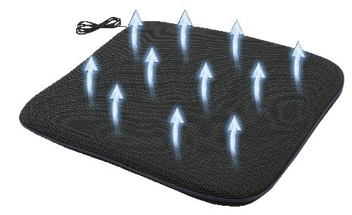 Podsedák s ventilací USB 5V, 1 KS